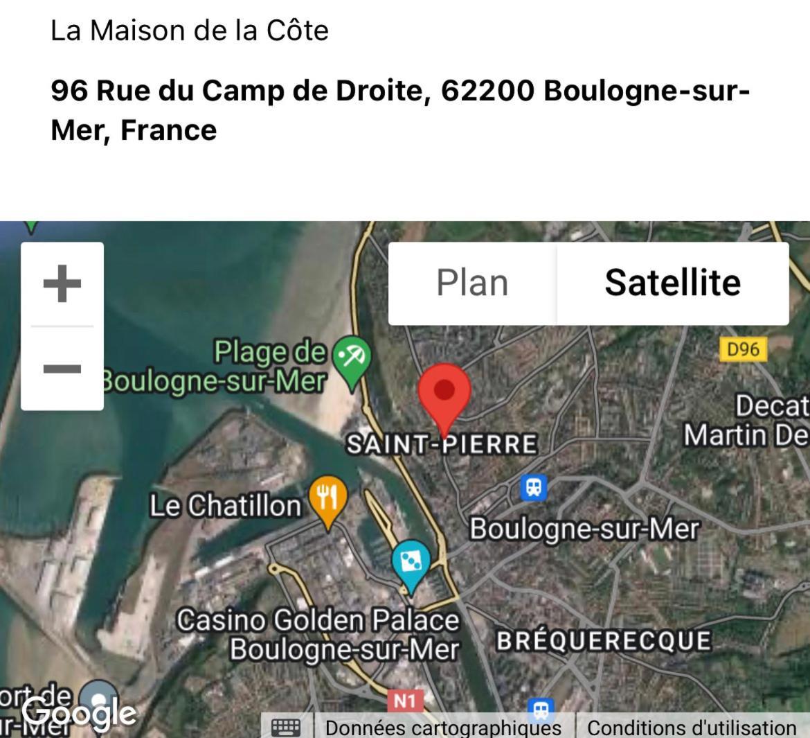 La Maison De La Cote Boulogne-sur-Mer Bagian luar foto